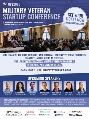 MilVet Startups Announces Annual Military Veteran Startup Conference Feb. 5-6 in San Francisco