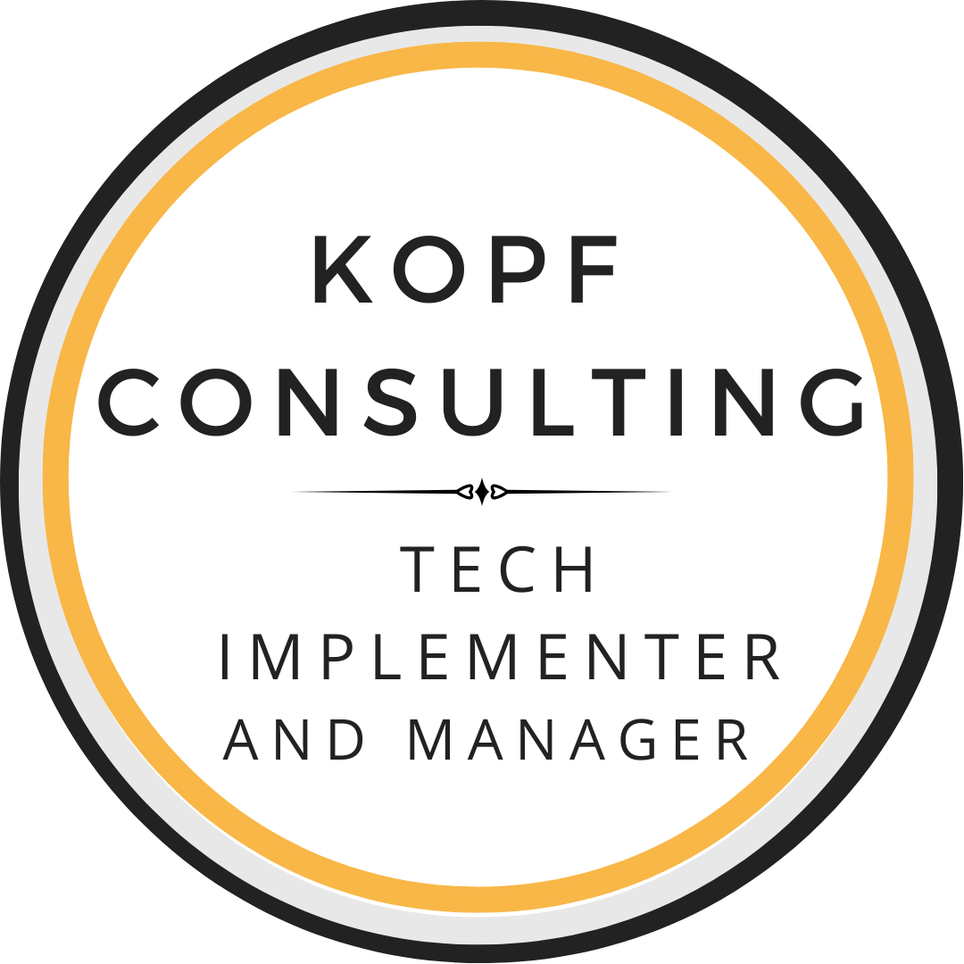 kopflogo Kopf Consulting: Empowering Small Businesses Through Seamless Tech Solutions | Support Black Owned