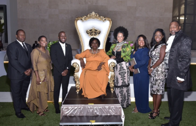 Mayor Rodney Harris (r) joins T. Delores Dunn (c), CFCE Executive Staff and Miami Gardens Councilmembers