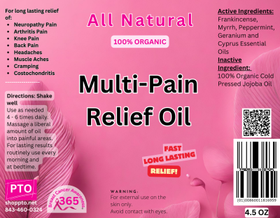 Pain_Relief_Bottle_4.5_oz_4.5x_3.5 Multi-Pain Relief Oil Spray  4.5 oz Bottle - Support Black Owned