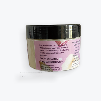 Medicated_Shea_Butter_Ingredients Multi-Pain Relief Medicated Shea Butter - Support Black Owned