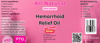 Hemorrhoid_Relief_Oil_Label Hemorrhoid Relief Oil - Support Black Owned